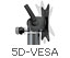 5D-VESA Verstellmöglichkeiten